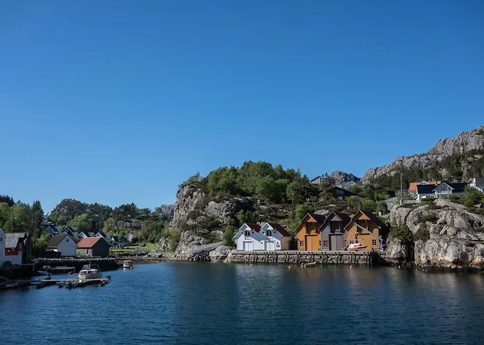 度假居 Bergen/sotra: Sea Cabin. Spa. Fishing. Boat